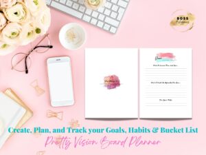 Ultimate Pretty Vision Board Planner Bundle